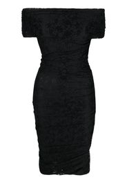 Philosophy Di Lorenzo Serafini floral-lace off-shoulder midi dress - Nero