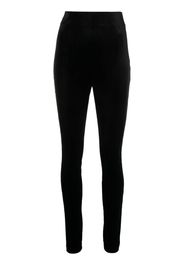 Philosophy Di Lorenzo Serafini high-waisted velvet leggings - Nero