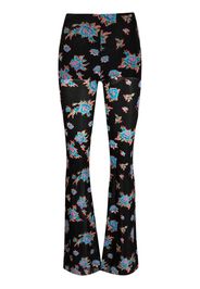 Philosophy Di Lorenzo Serafini floral-print flared leggings - Nero