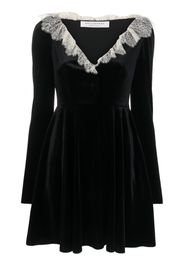 Philosophy Di Lorenzo Serafini lace-detail V-neck dress - Nero