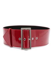 Philosophy Di Lorenzo Serafini high shine-finish belt - Rosso