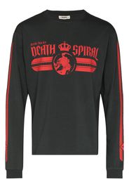 Phipps PHIPPS DEATH SPIRAL PRNT LS TEE BLK MULT - Toni neutri