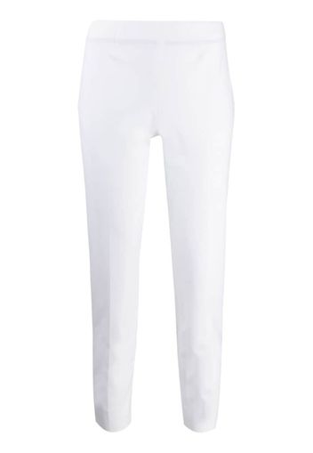 cropped straight leg trousers