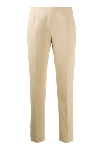 tapered mid-rise trousers