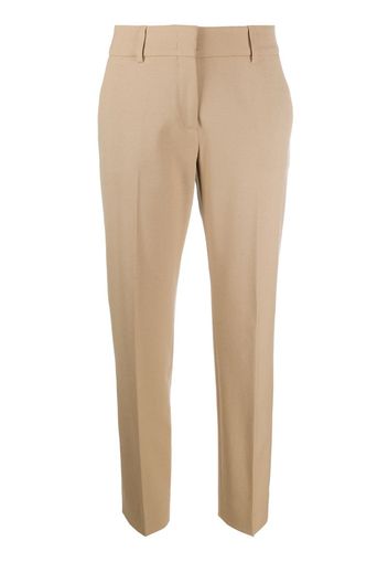 high-waisted trousers