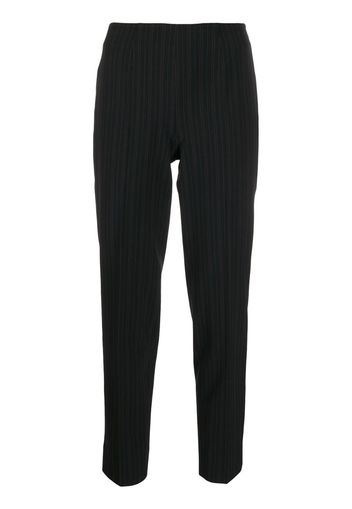 pinstripe cropped trousers