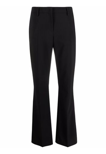 Piazza Sempione virgin wool-blend flared-cuff trousers - Nero