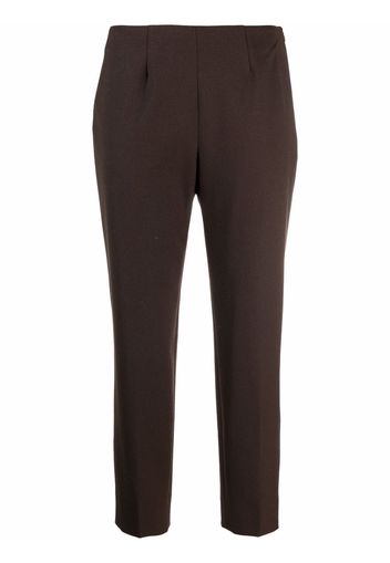 Piazza Sempione cropped slim-fit trousers - Marrone