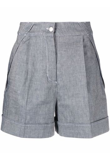 Piazza Sempione pressed crease bermuda shorts - Blu