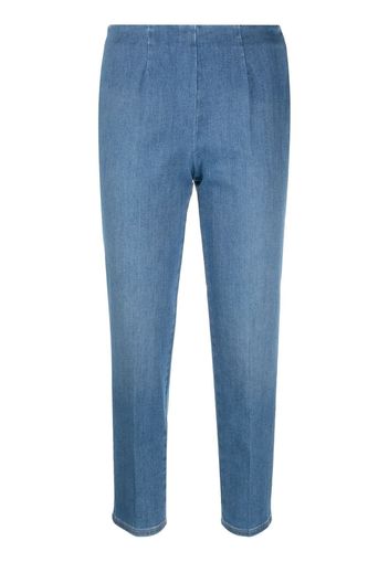 Piazza Sempione Jeans crop con vita media - Blu