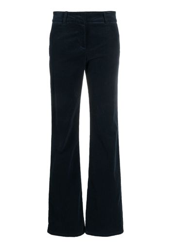 Piazza Sempione boot-cut corduroy trousers - Blu