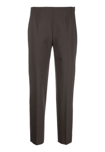 Piazza Sempione tapered crop trousers - Marrone