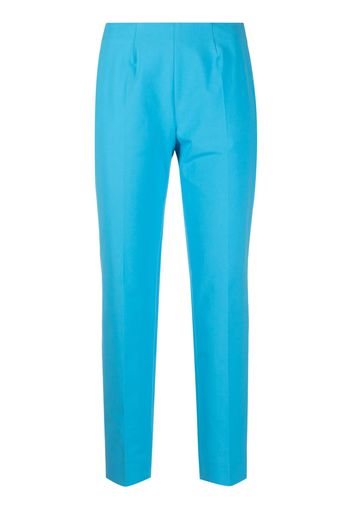 Piazza Sempione rear-slits tailored trousers - Blu