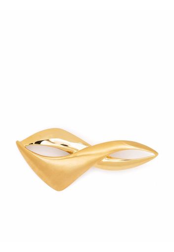 Pierre Cardin Pre-Owned 1980s geometric-shape brooch - Oro