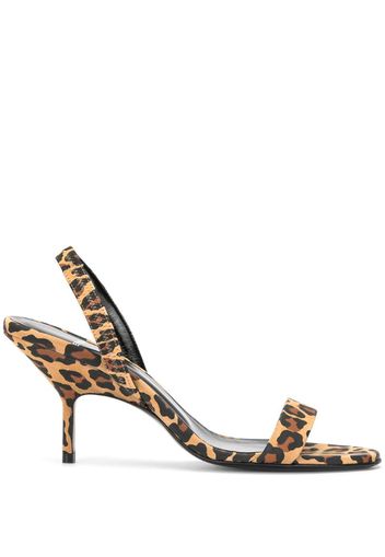 leopard print sandals