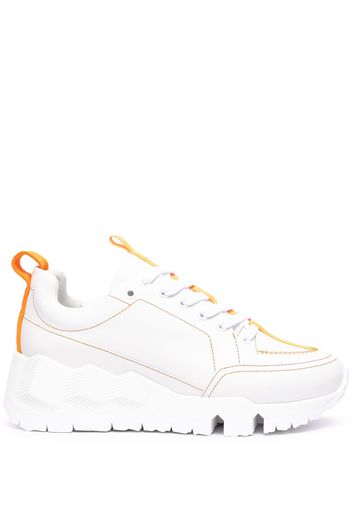 Pierre Hardy Sneakers con dettaglio cuciture - Bianco