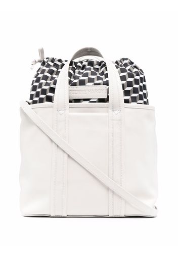 Pierre Hardy drawstring detail tote - Bianco