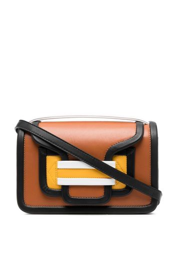 Pierre Hardy Borsa tote Alpha con design color-block - Marrone