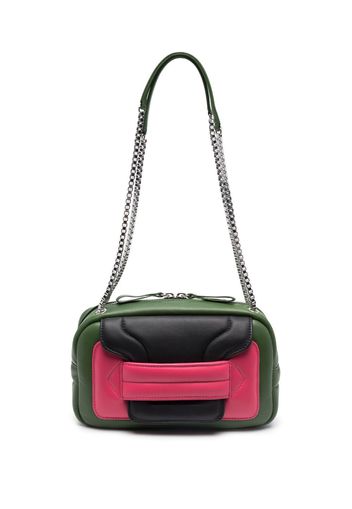 Pierre Hardy colour-block shoulder-bag - Verde