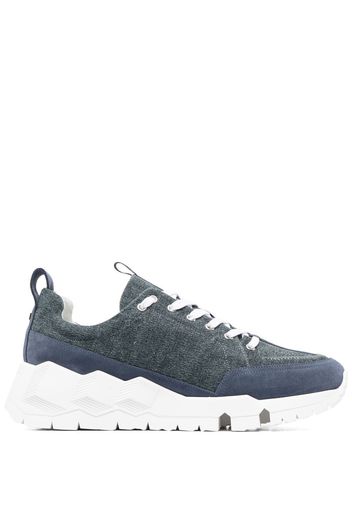 Pierre Hardy chunky-sole low-top sneakers - Blu