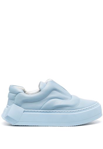 Pierre Hardy Skate Cubix leather sneakers - Blu