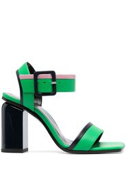 Pierre Hardy 100mm block heel sandals - Verde