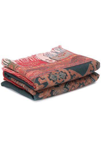 tapestry pattern throw blanket