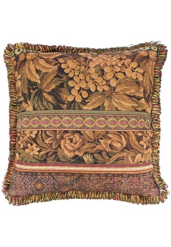 mixed floral pattern pillow