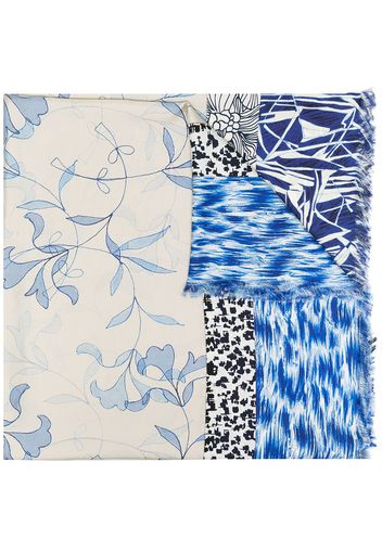 Pierre-Louis Mascia Foulard con stampa - Blu