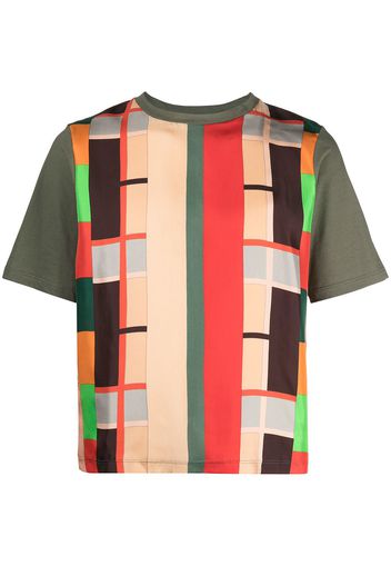 Pierre-Louis Mascia geometric-print short-sleeved T-shirt - Verde