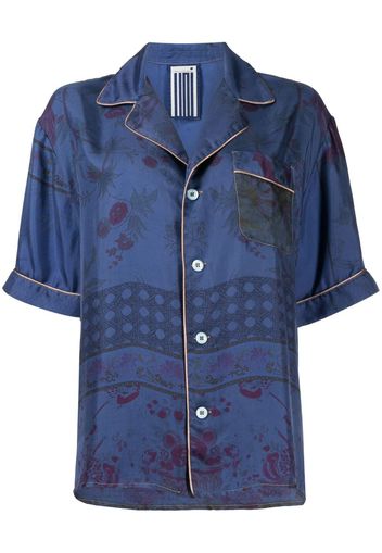 Pierre-Louis Mascia Camicia a maniche corte - Blu