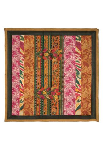 Pierre-Louis Mascia floral print silk scarf - Arancione