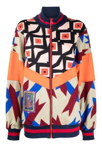 Pierre-Louis Mascia patchwork bomber jacket - Multicolore