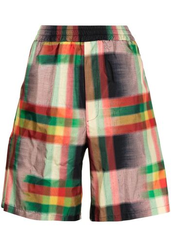 Pierre-Louis Mascia Aloe checked Bermuda shorts - Multicolore