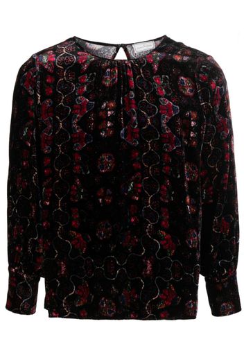 Pierre-Louis Mascia Blusa con stampa paisley - Nero