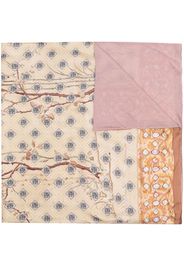 Pierre-Louis Mascia Foulard con stampa astratta - Marrone