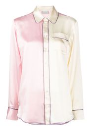 Pierre-Louis Mascia Camicia pigiama bicolore - Rosa