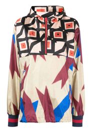 Pierre-Louis Mascia graphic-print long-sleeved hoodie - Multicolore