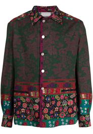 Pierre-Louis Mascia floral-print jacket - Marrone