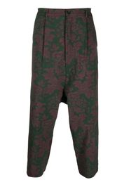 Pierre-Louis Mascia floral-print trousers - Verde