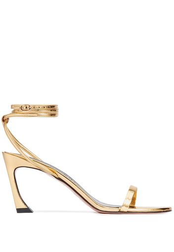 Pīferi Fade 70mm metallic-effect sandals - Oro