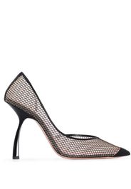 Black Ursula 100 mesh pumps