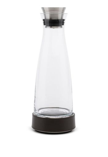 Pinetti leather-trim water bottle - Marrone