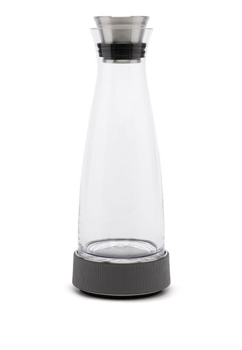 Pinetti leather-trim water bottle - Grigio