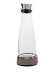 Pinetti leather-trim water bottle - Toni neutri