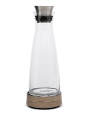 Pinetti leather-trim water bottle - Marrone