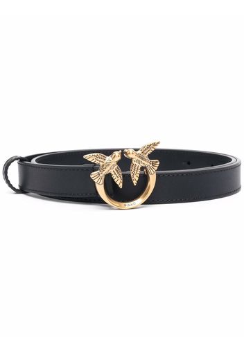 Pinko logo-plaque belt - Nero