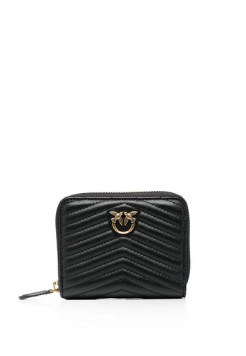 PINKO quilted leather purse - Nero