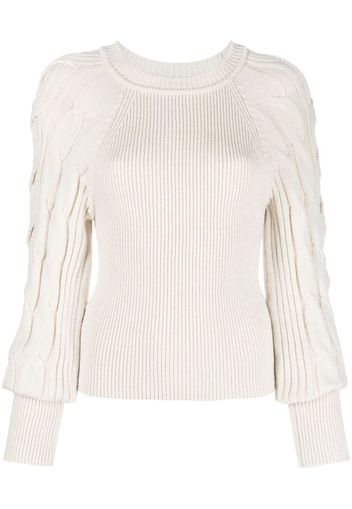 PINKO puff-sleeve jumper - Toni neutri