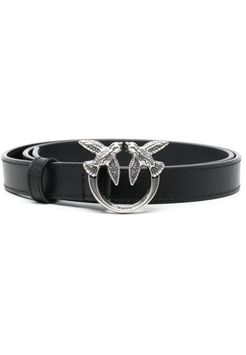 PINKO Love Birds leather belt - Nero